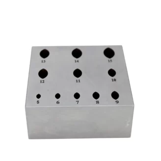 Navette Bezel Forming Tool - Eye Shape Steel Block & Punch Set for Gold, Silver, and Brass