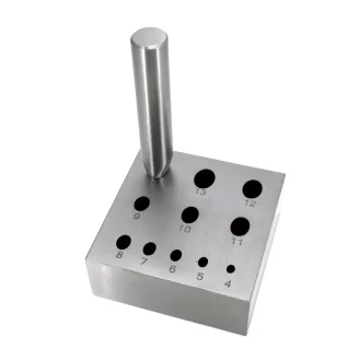 Jeweler's Oval Bezel Forming Block - Ideal for Creating Oval Settings in Gold, Silver & Metal