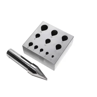 Pear Shape Bezel Block – Jewelry Forming Tool For Shaping Bezels & Settings | Ideal For Silver, Gold & Precious Metal Work